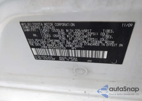 2010 Toyota Rav4 Limited from USA, damaged, VIN JTMDF4DV3A5022706